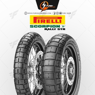 ยาง/ยางรถมอเตอร์ไซค์/ยางบิ๊กไบค์ PIRELLI : SCORPION RALLY STR ถนนดำ50% ออฟโรด50%