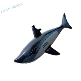 [NEWS-22] ห่วงยางเป่าลม PVC รูปปลาฉลาม ของเล่นสระว่ายน้ํา สําหรับเด็ก