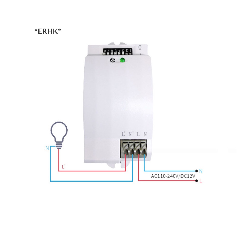 erhk-สวิตช์เซนเซอร์ไมโครเวฟ-5-8ghz-hf-220v-led-360-องศา-ขายดี