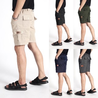 สินค้า LOOKER- กางเกงวินเทจขาสั้น ( รุ่นกระเป๋าข้าง )
