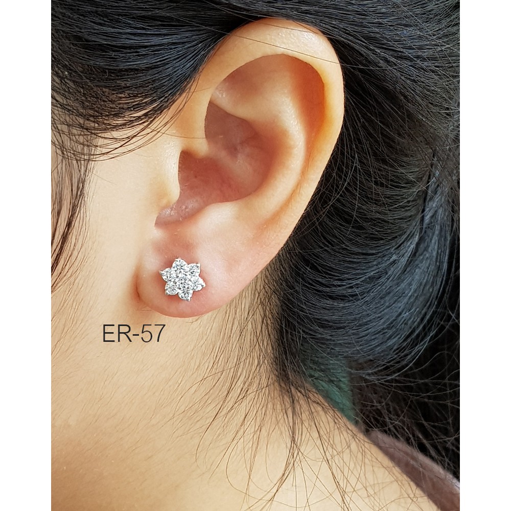 er-57-58-ต่างหูเพชร-cz-2-5-mm-4-mm-ต่างหูแฟนซี-ต่างหูออกงาน-เครื่องประดับออกงาน-เทียบเพชรแท้-by-mora-jewelry-diamond