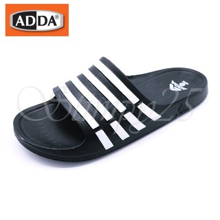 สินค้า ADDA 55R01รองเท้าแตะผู้ชายรองเท้า ฤดูร้อนชายหาดสบาย ๆ เดินรองเท้าที่ทันสมัยเปิดนิ้วเท้าสี( เทา ดำ)