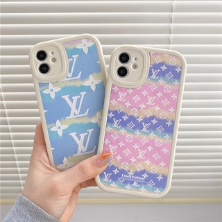 เคสโทรศัพท์มือถือหนัง สีรุ้ง สําหรับ OPPO A15 A3S A12E A5S A12 A7 F9 pro F11 A9 2020 A5 2020 A53 A33 A31 2020 A15S A16 A92 A52 reno5 reno 5 pro 6 4Z 5Z 6Z 7Z X2 C1 XT