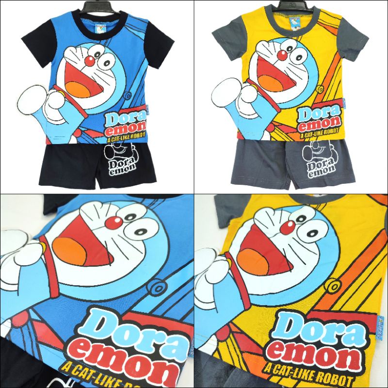 ชุดเด็ก-เสื้อ-กางเกง-โดเรม่อน-doraemon-ลิขสิทธิ์