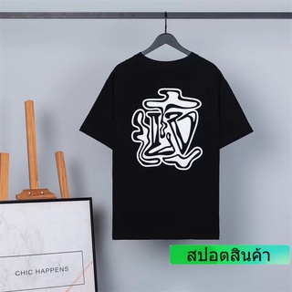 เสื้อยืดแขนสั้นลําลอง พิมพ์ลายกราฟฟิติ แฟชั่นสตรีท แฟชั่นสําหรับผู้ชาย และผู้หญิง