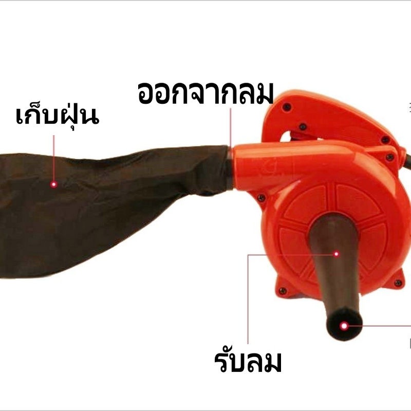 เครื่องเป่าลม-ดูดฝุ่น-ล้างแอร์-580-วัตต์-รุ่นใหม่-2-ฟังก์ชั่น-electric-blower-เป่าลม-ดูดฝุ่น