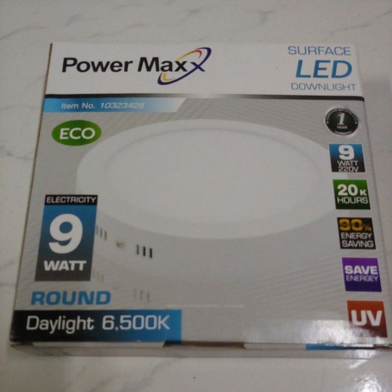โคมไฟ LED ชนิดติดลอย ขนาด 6 นิ้ว 9 วัตต์ 220V ยี่ห้อ Power Maxx ...