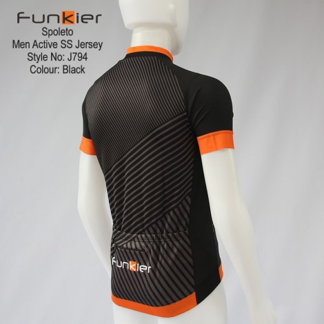 เสื้อจักรยานแขนสั้นผู้ชาย-funkier-j-794-spoleto-สีดำ