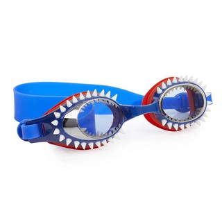 BLING2O แว่นตาว่ายน้ำเด็กสีสดใส ยอดฮิตจากอเมริกา FISH N CHIPS HAMMERHEAD BLUE ถ่ายรูปสวย ป้องกันฝ้าและ UV