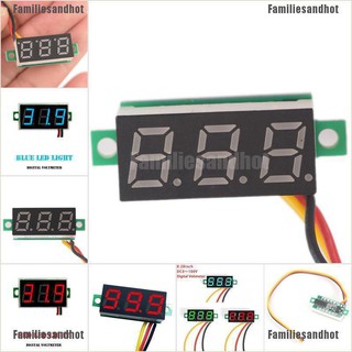 แผงมิเตอร์แรงดันไฟฟ้า ขนาดเล็ก dc 0-100 v สายไฟ led