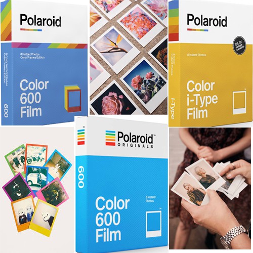 ภาพหน้าปกสินค้าFREE Sticker Polaroid Color 600 i-Type Instant Film (หมดอายุ 2022)