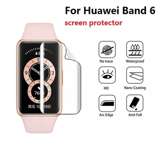 For Huawei Band 6 / honor band 6 ฟิล์มฟ้องกันหน้าจอ ชนิด TPU สีใส แบบเต็มจอ สำหรับนาฬิกา
