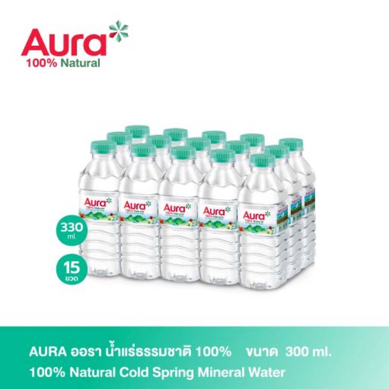 aura-ออรา-น้ำแร่ธรรมชาติ-100-0-33-ลิตร-x15-ขวด-10-แพ็ก