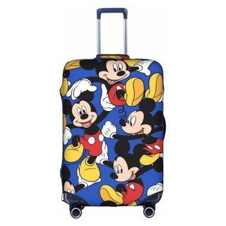 Disney ผ้าคลุมกระเป๋าเดินทาง ผ้าสแปนเด็กซ์ แบบหนา ยืดหยุ่นสูง 18 24 28 32 นิ้ว