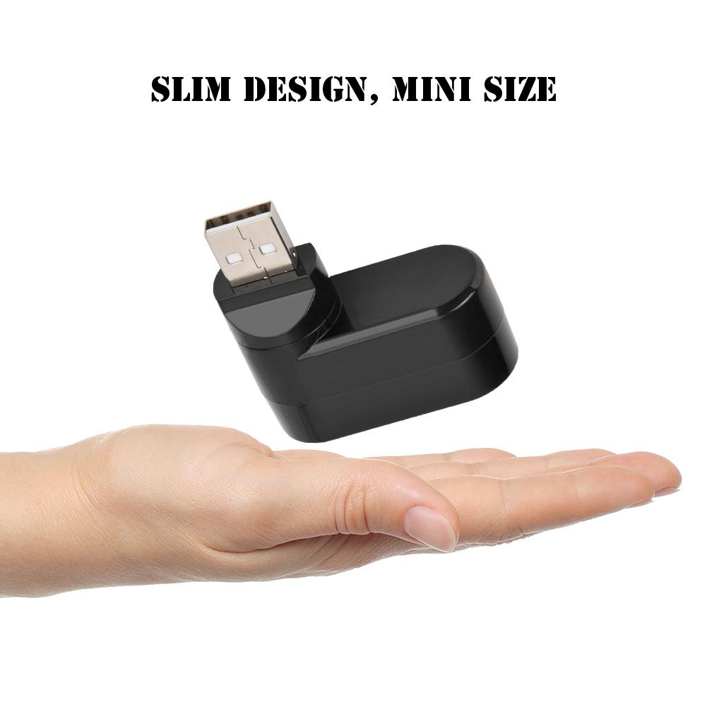ภาพขนาดย่อของภาพหน้าปกสินค้าLaptop Hubs Adapter 2 Rotate Mac 0 Hub USB USB Splitter Ports for PC Notebook Mini จากร้าน guli.th บน Shopee ภาพที่ 6