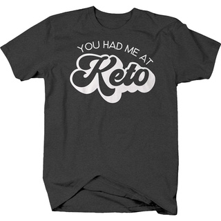 [COD]เสื้อยืดคลาสสิก ลาย You had me at Keto อาหารค่ํา เพื่อสุขภาพ สําหรับผู้ชาย CNmlpn52CNfbih45