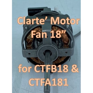 มอเตอร์พัดลมไฟฟ้า AC พัดลม 18นิ้ว ของ Clarte รุ่น CTFA181 และ CTFB18