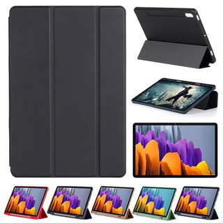 เคสฝาพับ Samsung Galxy TabS8 11inch 2022 X706 มีที่ใส่ปาปปา case For Samsung Galaxy TabS7 2020 11inch SM-T875 SmartCase