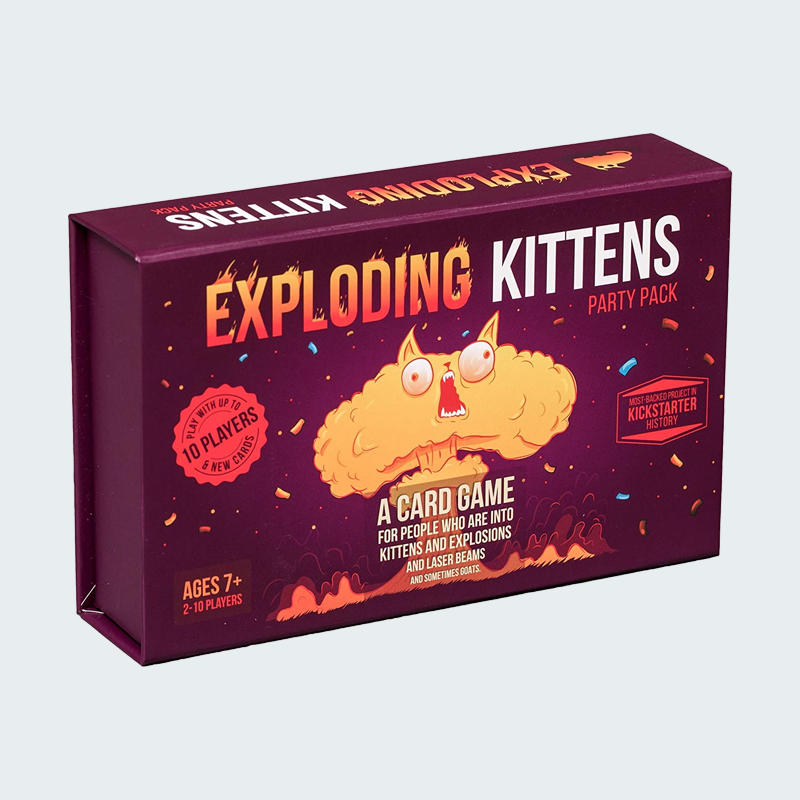ภาพหน้าปกสินค้าExploding Kittens Card Game-Party Pack (no music)