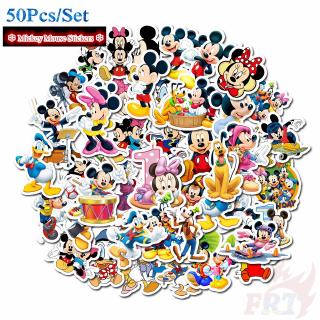 สินค้า ❉ Mickey Mouse & Minnie Mouse - Series 01 สติ๊กเกอร์ ❉ 50Pcs/Set Disney Cartoon Mixed Laptop Skateboard Doodle สติ๊กเกอร์