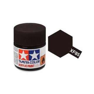 สีทามิย่าสูตรน้ำ Tamiya Acrylic XF85 Rubber Black 10ml