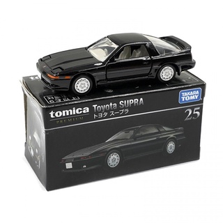 TOMICA Premium 1/62 TOYOTA SUPRA BLACK NO.25 DIECAST SCALE MODEL CAR