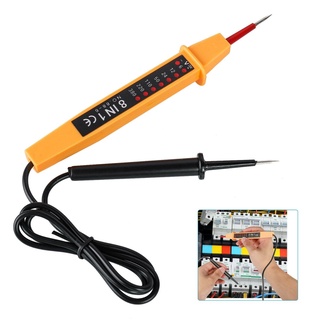 ~DOLLDOLL~Voltage Tester Test Lamp Tester Voltage 50 - 500 Hz 6 - 380 V 8 In 1 Bulbs Diode