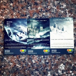 บัตรโทรศัพท์ เรื่อง The Day After Tomorrow