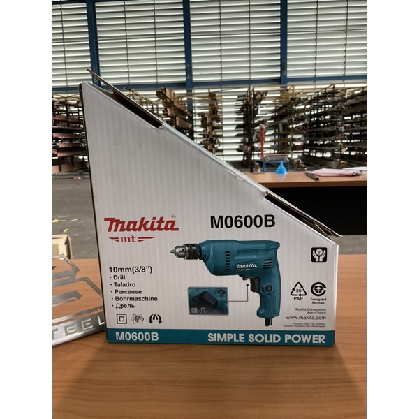 ถูกสุดของแท้-สว่าน-makita-3-8-m0600b-ของแท้-ประกัน-1-1-ปี-m0600b-โดยเอกสตีล-ขายแต่ของแท้