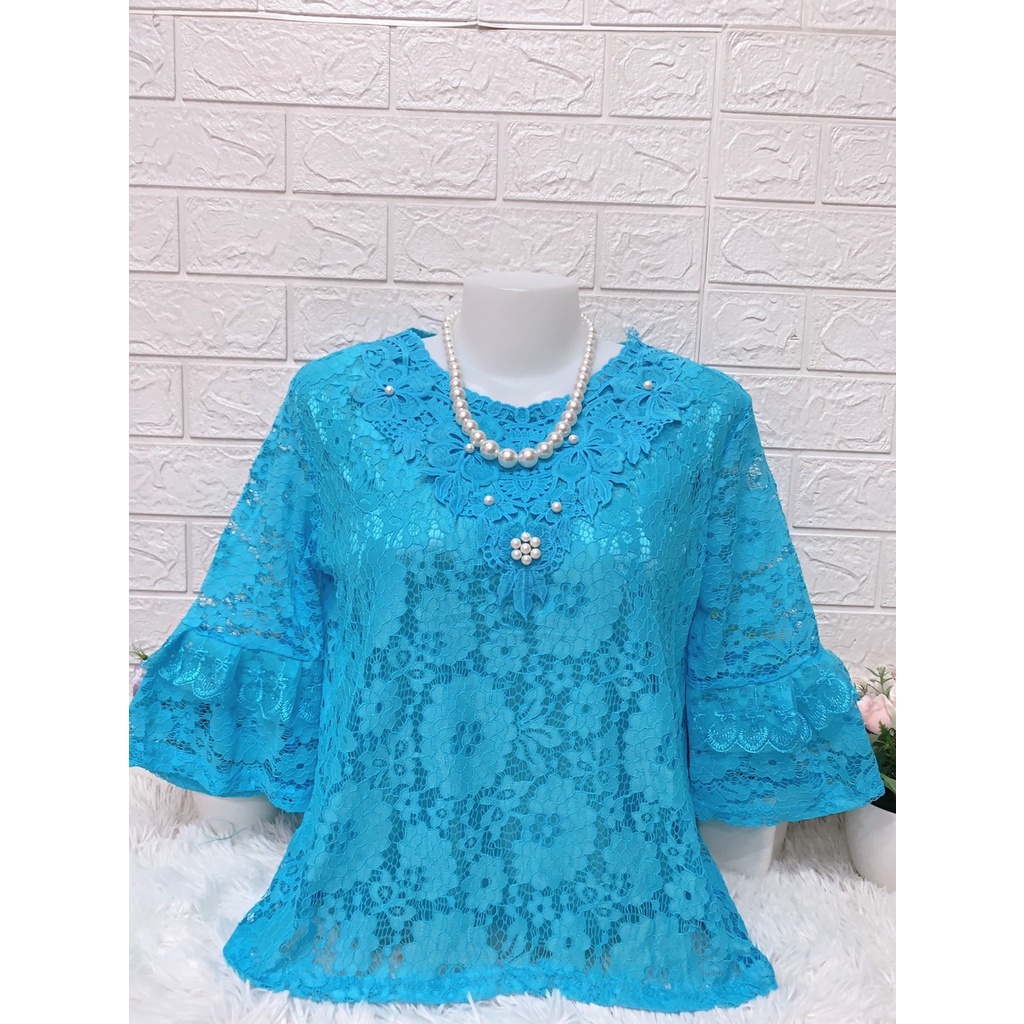 เสื้อลูกไม้ผ้านิ่ม-เสื้อลูกไม้สวยๆ-ใส่ออกงาน-รอบอก38-40-42ยาว21นิเวฟรัไซส์-มีซับใน-ใส่สบาย-ผ้านิ่ม