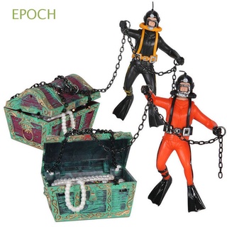 Epoch กล่องสมบัตินักดําน้ํา สําหรับตกแต่งตู้ปลา