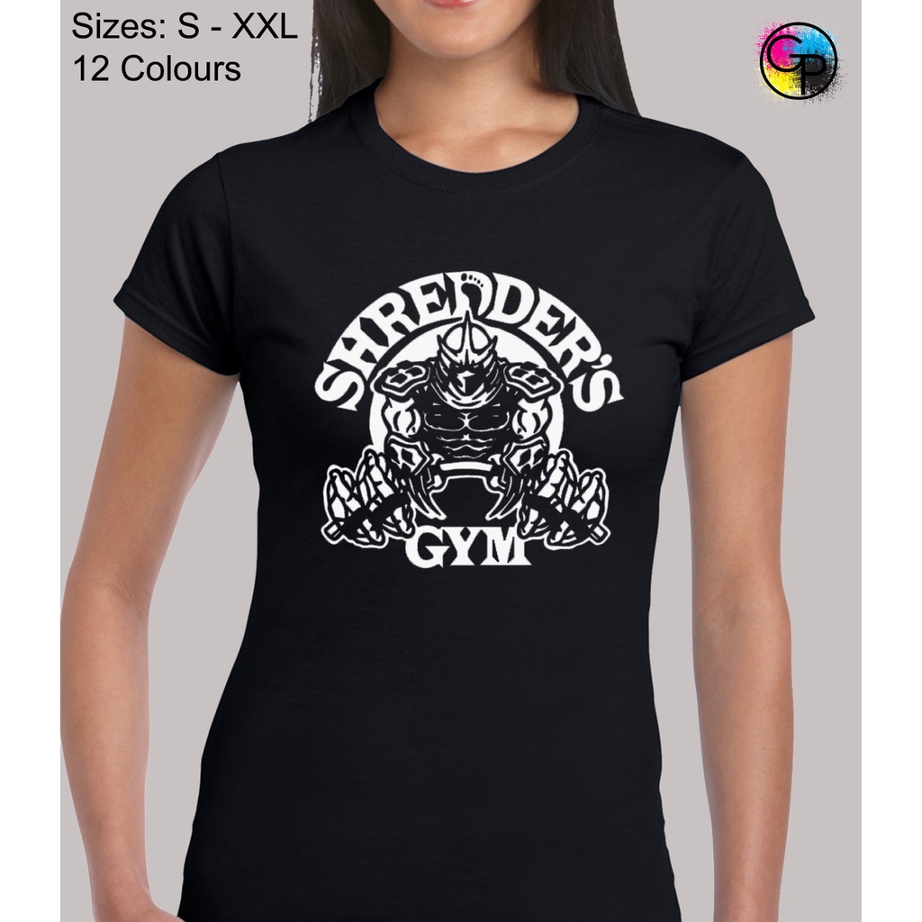เสื้อยืด พิมพ์ลาย Shredders Gym Sports Fan Novelty Fitted สําหรับ