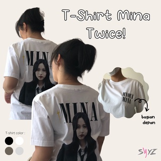 พร้อมส่ง เสื้อยืด Mina Twice - Sharon Mina | ซีรีส์ Twice | โดย sayzco