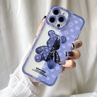 039 เคสลาย BEAR สำหรับ OPPO A38/A18/A58/A78/A57/A17/A77S/Reno8pro/A15/A15S/A16/A74/A54/RENO6Z/A95 4G/A16K/Reno7z/A76/A36