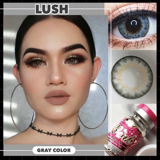 Lush Gray (2) สีเทา เทา ทรีโทน โทนแบ๊ว ตาโต ✨ Wink Lens ✨ Contact Lens Bigeyes คอนแทคเลนส์ ค่าสายตา สายตาสั้น แฟชั่น