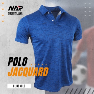 สินค้า NAP Sport เสื้อโปโลผู้ชาย สีพื้น ผ้าทอลาย