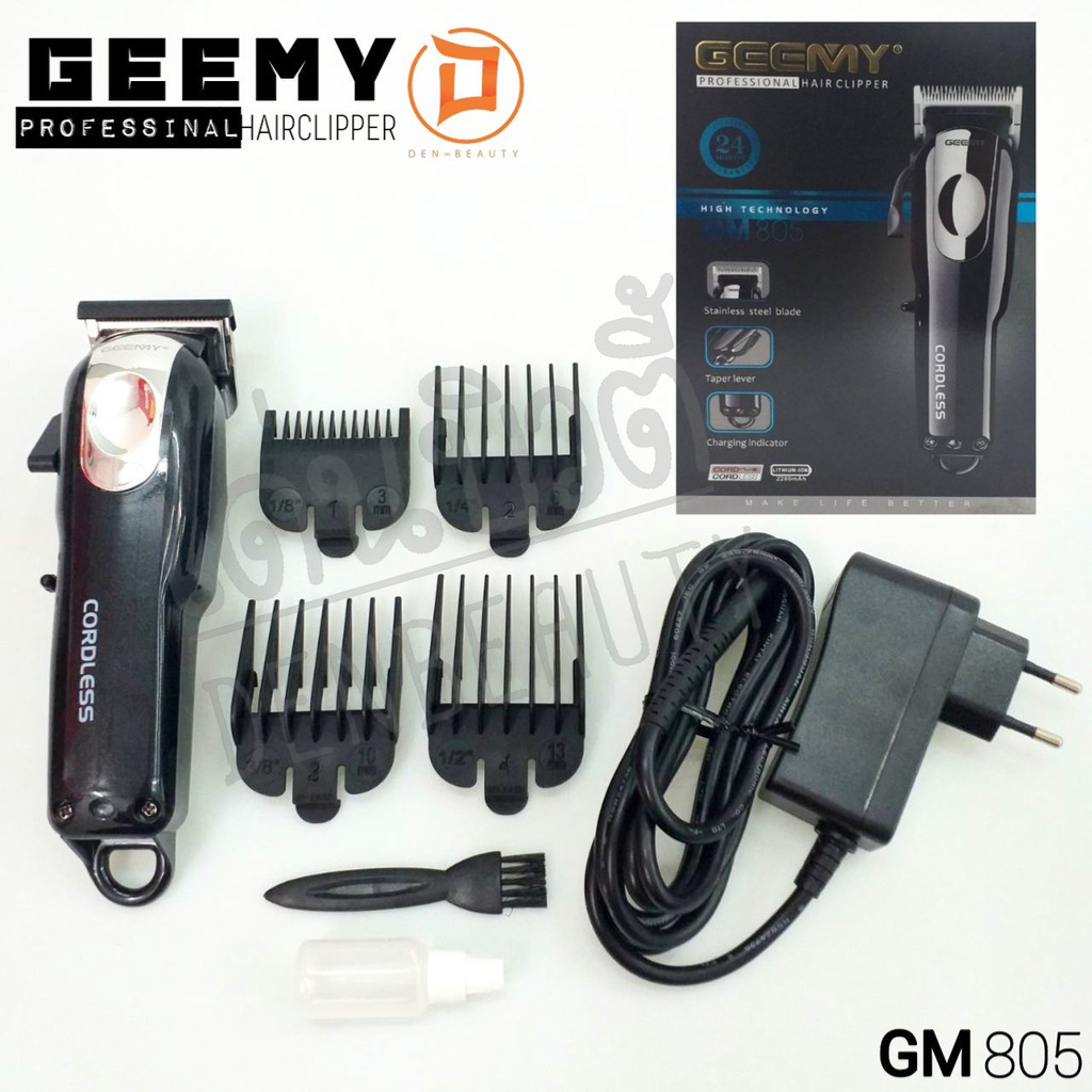 ปัตตาเลี่ยน-geemy-gm805-ตัดผมชาย-ตัดผมมืออาชีพ-ปัตตาเลี่ยนครบชุด-ไม่ต้องลับคม