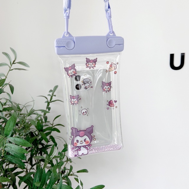 กระเป๋าเดินทางเคสโทรศัพท์กันน้ำใสดำน้ำสมาร์ทโฟนสากล-6-5-นิ้วดำน้ำป้องกันการตกปลา