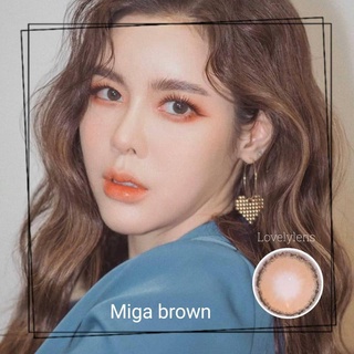 🔥 คอนแทคเลนส์ ✨ขนาดมินิ✨Brown✨ Miga (Lovelylens)