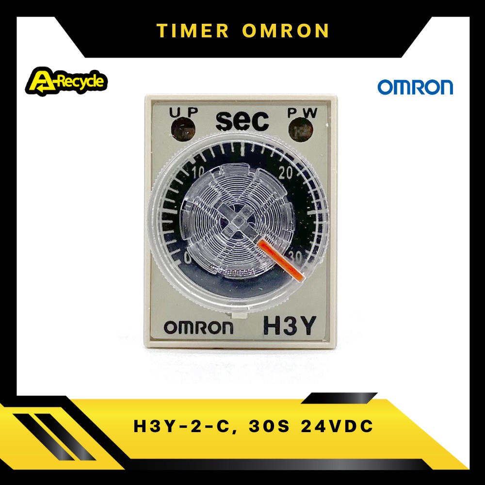 omron-h3y-2-c-30s-24vdc-timer-relay-omron-2-contact-8-ขา