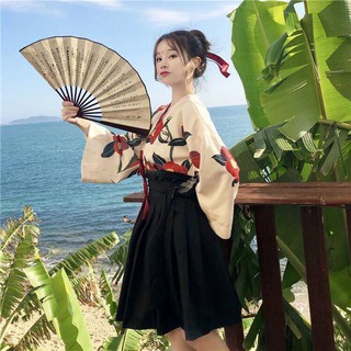 🔥Hot sale~ Chuan Daiyu Poppy Hanfu ชุดฤดูร้อนสไตล์สตรีปรับปรุงนักเรียน Hansu ชุดชั้นในสไตล์โบราณทุกวันสไตล์จีนโบราณ