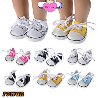 ราคาROW 7cm Mini Handmade Birthday Gifts 18 Inches Doll Toys Doll Shoes