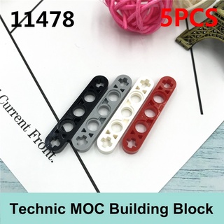 [Funbrick] ชิ้นส่วนอะไหล่เทคโนโลยี 5 ชิ้นพร้อมเลโก้เทคโนโลยี Moc 11478 1X5 Thin Beam