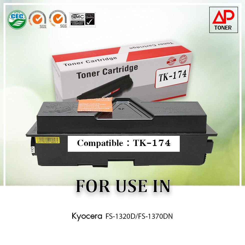 หมึกเทียบเท่า-tk-174-tk-174-สำหรับเครื่องปริ้นเตอร์-รุ่น-for-kyocera-fs-1320d-fs-1370dn-p2135-ออกใบกำกับภาษีได้คะ