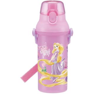 **ลดพิเศษสีสายสะพายไม่สม่ำเสมอ**กระติกน้ำแบบยกดื่ม 480 ml. ลาย Rapunzel สินค้านำเข้าจากญี่ปุ่น