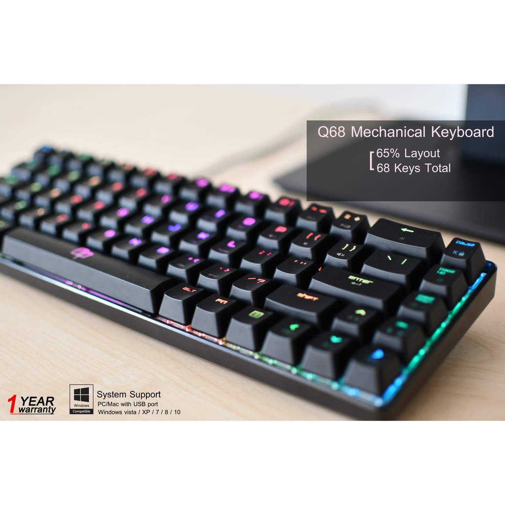 Q68 Mechanical Keyboard | Shopee Thailand