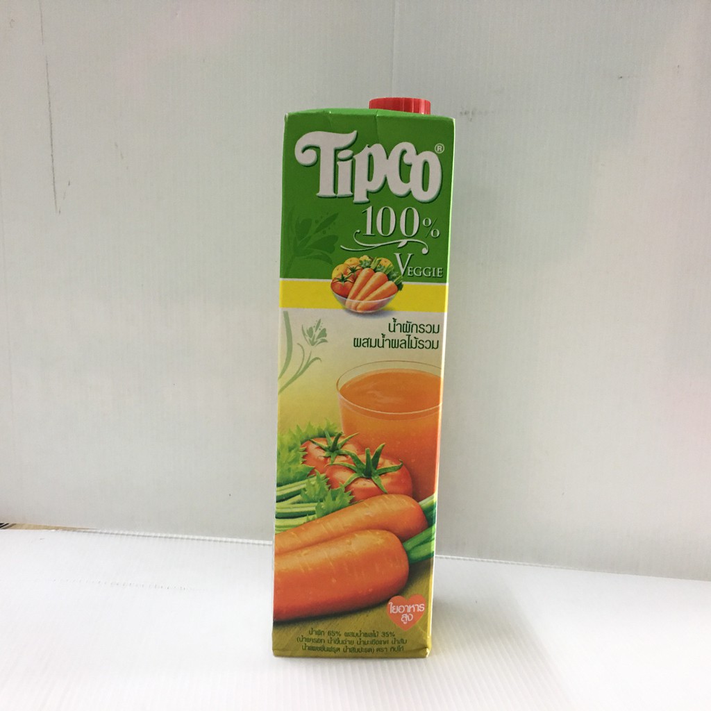 tipco-100-veggie-น้ำผัก-น้ำมะเขือเทศ-น้ำผักผสมน้ำผลไม้รวม-น้ำว่านหางจระเข้พร้อมเนื้อว่าน-ตรา-ทิปโก้-1-ลิตร