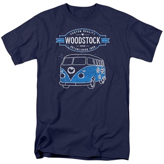 ใหม่ เสื้อยืด พิมพ์ลาย Woodstock Flower Power Microbus สําหรับผู้ชาย TYUI26184