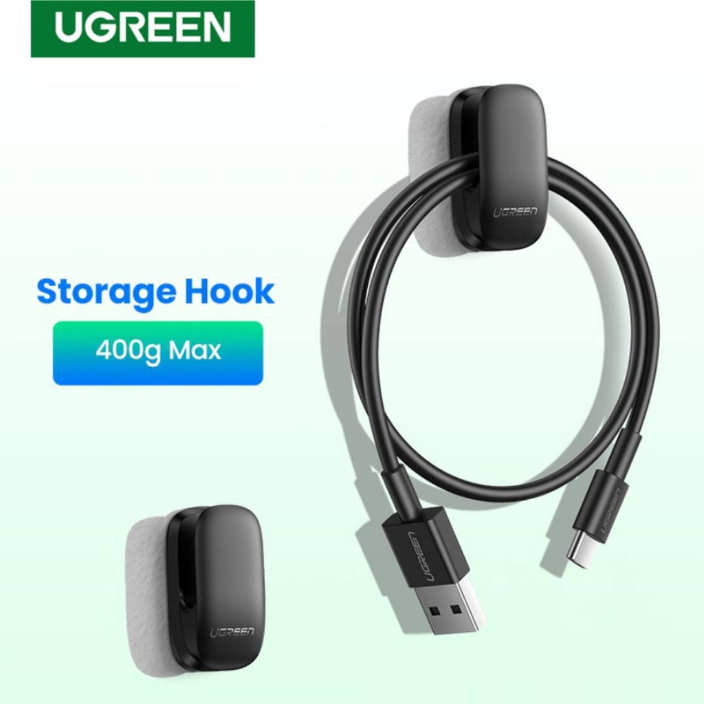 ugreen-รุ่น-10534-ตะขอจัดระเบียบ-สายชาร์จ-พวงกุญแจ-ถุงต่างๆ-2-ชิ้น-1ชุด