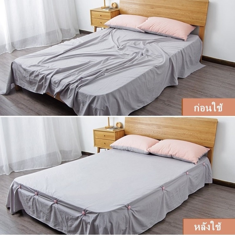 พร้อมส่ง-ที่รัดมุมที่นอน-ที่ยึดผ้าปูที่นอน-จัดระเบียบที่นอน-รัดมุมผ้าปู-มุมเตียง-4มุม-ไม่ให้หลุด-กันลื่นหลุดจากเตียงนอน